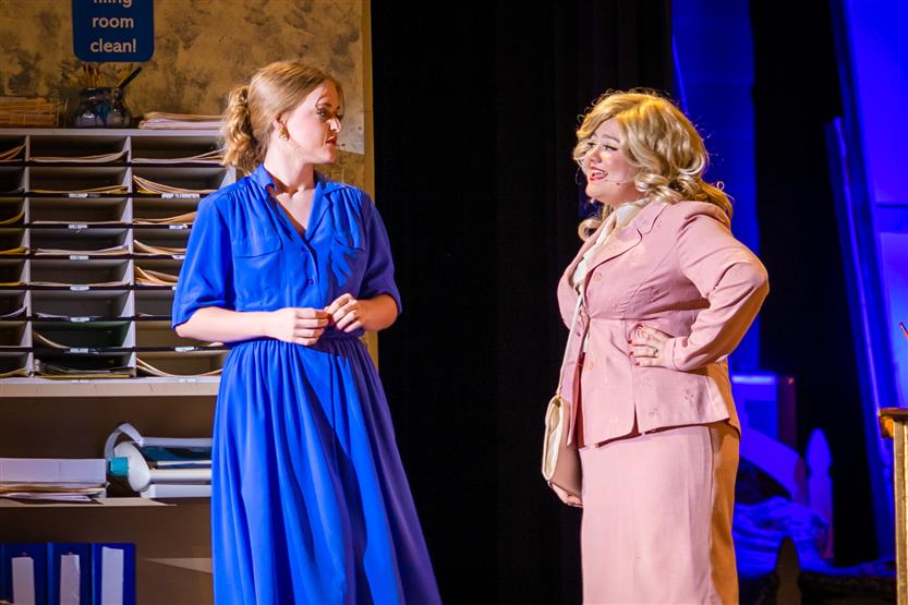 Page High actors onstage
